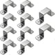 thumbnail image 1 of 10 pcs 40*40mm Square oblong tube clamp, Stainless steel square tube clamp, U-shaped tube clamp, Horse tube Saddle clamp JR2025032600745, 1 of 4