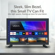 Supersonic 19 VIDAA ACDC Compatible LED Smart TV with Built-In WiFi