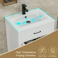 thumbnail image 4 of Eclife 24 in Freestanding Single Bathroom Vanity with Ceramic Sink Top, 4 of 7