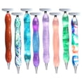 thumbnail image 2 of Kits de rotuladores de pintura de diamante 5D, 6 puntas de bolígrafo de pintura de diamante de un solo lugar de acero inoxidable para pintura de diamante de resina WD.WDQZL Hogar, 2 of 4