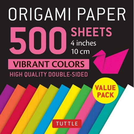 Origami Paper 500 Sheets Vibrant Colors 4
