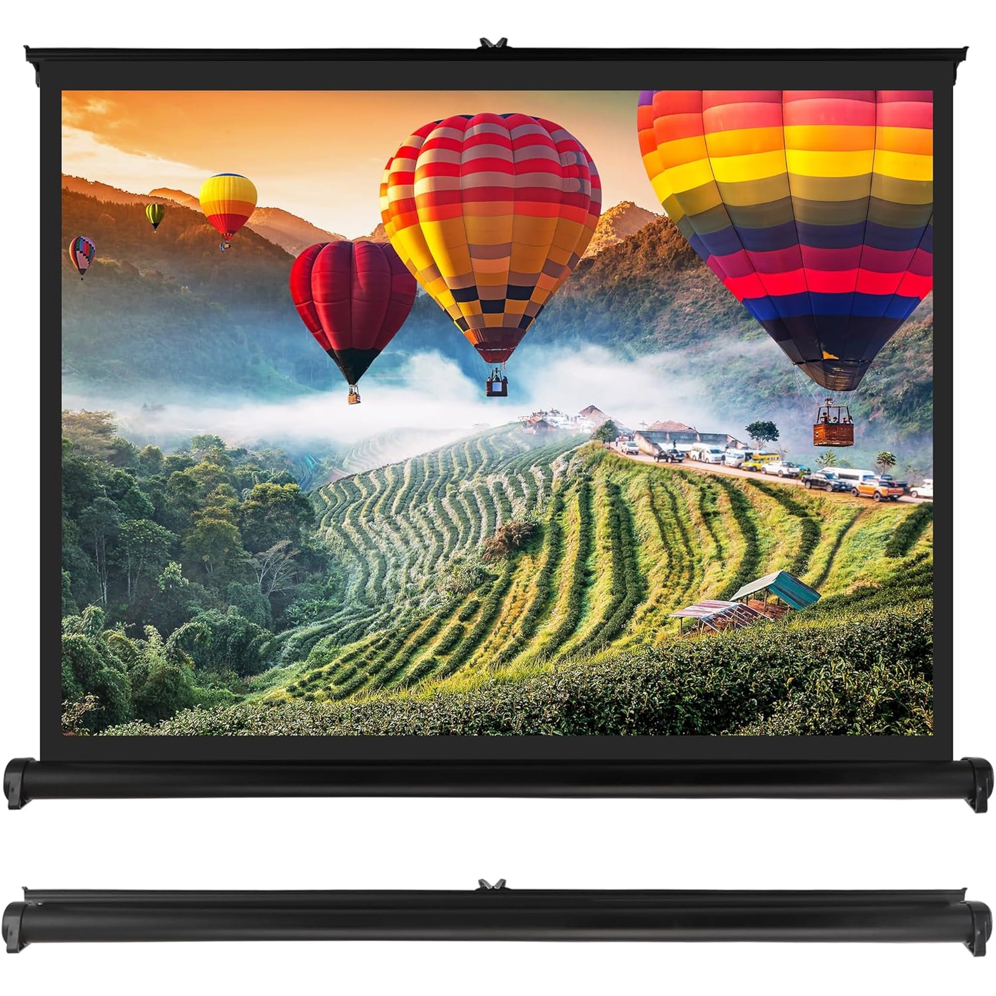 Pyle 50 Inch Projector Screen Portable Floor Standing Fold-Out Roll-Up Tripod Manual