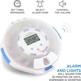 thumbnail image 3 of LiveFine Automatic Pill Dispenser 28-Day Organizer with 6 Dosage Rings LCD Alerts Key & Magnifier, 3 of 5