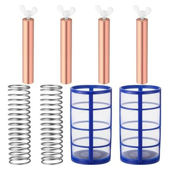 12Pcs Copper Anode Replacement Kit Solar Pool Replacement Purifier Accessories
