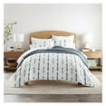 thumbnail image 5 of Shibori Quilted Coverlet Set - Reversible Microfiber Quilt & Sham, Soft Down Alternative, Wrinkle Resistant, All Season Bedding - Multiple Colors & Sizes, 5 of 6