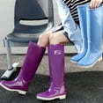 thumbnail image 3 of Oyedens Knee High Rain Boots for Women Rubber Waterproof Anti-Slipping Knee Length Tall Rainboots, 3 of 6