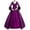 Purple, variant on 18th Century Women's Ball Gown Costumes Retro Lace Long Sleeve Gothic Victorian Dress Masquerade Theme Dresses