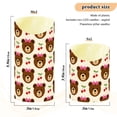 thumbnail image 4 of Bear Bow Cherry Pattern Flameless Candles 2 PCS with Remote Realistic Moving Flame LED Tapered Pillar Set for Home Decor, 4 of 7