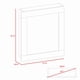 thumbnail image 5 of Gabinete Madera Aglomerada C/Pueta Espejo Blanco Excelsior, 5 of 5