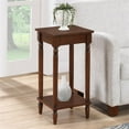 thumbnail image 1 of French Country Kim End Table with Shelf in Espresso Wood Finish, 1 of 8