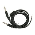 thumbnail image 2 of Aviation Headset Replacement Cable, Aviation Headset Cable Clear Sound 6.6ft Dual GA Plug PVC Outer Cover  For Aviation Headset, 2 of 8