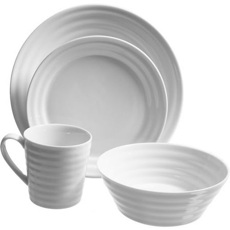 10 Strawberry Street Swing 16 Piece Dinnerware Set White 10 Strawberry Street Swing 16 Piece Dinnerware Set White