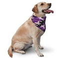 thumbnail image 2 of Purple Camouflage Dog Bandana Adjustable Dog Bib Scarf Handkerchief For Large Medium Small Dogs Cats Pets, 2 of 6