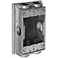 thumbnail image 3 of Morris Products 36550 Weatherproof One Gang Flanged Box Extension Adapter - 6 Outlet Holes 0.7 5 In. Gray, 3 of 3