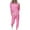 Hot Pink, variant on Xunlbb Lounge Sets for Women,Women Loose Two-piece Sets Solid Long Sleeve Tops Casual Pants Sweatsuit,Size S-5XL