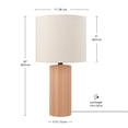 thumbnail image 3 of Globe Electric 91002772 Doris 20" Tall Buffet Table Lamp - Matte Terracotta, 3 of 7