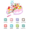 thumbnail image 2 of 37 Uds. Juego de pastel de fiesta de cumpleaños DIY, juego de simulación, cocina, juguetes de comida, regalo para niños y niñas, 2 of 8