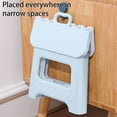 thumbnail image 6 of Folding Step Stools for Kids and Adults, Portable Foldable Step Stool for Toddlers, Plastic Small Collapsible Stepping Stools with Handle for Kitchen Bathroom, 6 of 6