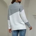 thumbnail image 4 of EGNMCR Chandails pour Femmes Mode Décontractée Col Rond Manches Longues Imprimé Chandail Confortable, Cadeaux pour Femmes, 4 of 5