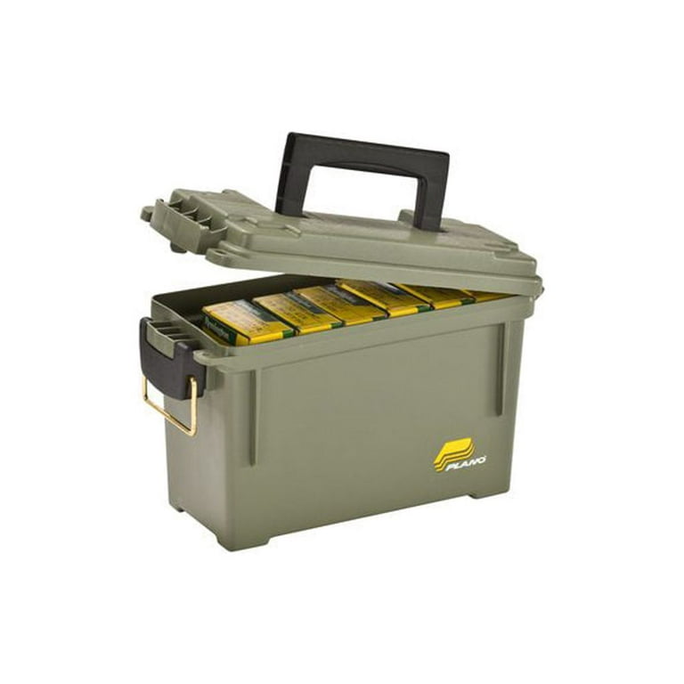 Plano Field Ammo Box, OD Green, Small Plastic Ammo Storage 