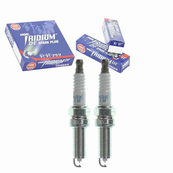 2 pc NGK 94731 DFE Spark Plugs for 1822A067 Ignition Wire Secondary Fits select: 2014-2020 MITSUBISHI OUTLANDER