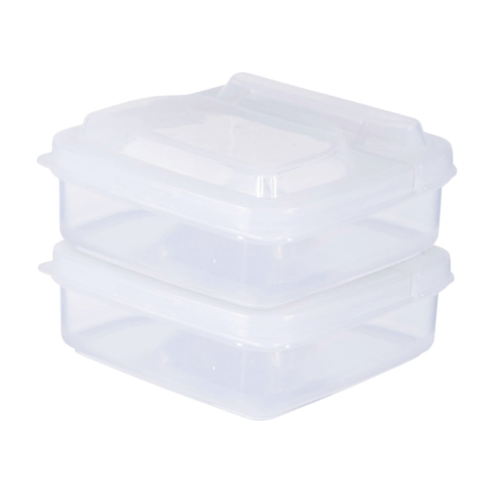 2 PackBacon Keeper, Deli Meat Saver Cheese Cold Cuts Plastic Food Storage Containers with lids
