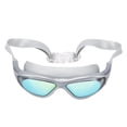 thumbnail image 3 of Gafas de natación para adultos, tamaño libre, galvanizadas, para surf, deslizamiento, velero, deriva, deportes, natación, gafas de natación, galvanizadas, gris, tamaño libre, 3 of 9