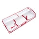 thumbnail image 1 of Bolsa de almacenamiento, contenedor de almacenamiento, bolsa de almacenamiento con asa reforzada y cierre de cremallera, bolsa de almacenamiento plegable de gran capacidad, color blanco, 1 of 8