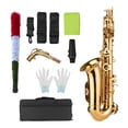 thumbnail image 4 of Saxofón alto Nikou Eb lacado en latón con Estuche de transporte y accesorios, 4 of 9