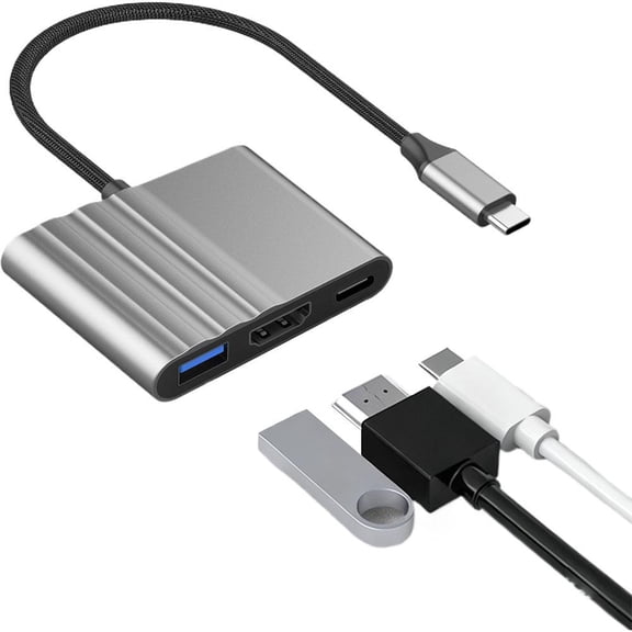 For Phone Android Type C to HDMI USB Cable Adapter HD TV Video Converter N