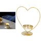 thumbnail image 5 of Candelero, Portavelas Amor En Forma De Corazón Reutilizable Durable Para La Decoración Del Hogar De La Boda ANGGREK Metal Candlestick, 5 of 8
