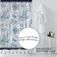 thumbnail image 5 of Rustic Nautical Shower Curtain,Lighthouse Sailing Beach Bathroom Shower Curtains,Navy Blue Coastal Bath Curtains Sets with 12 Hooks 72x72in,Waterproof Fabric, 5 of 6