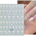 thumbnail image 3 of 10 Uds. De dibujos animados lindo Departamento tridimensional pegamento trasero pegatinas para uñas Deco diseño artístico suministros de decoración de uñas, 3 of 5