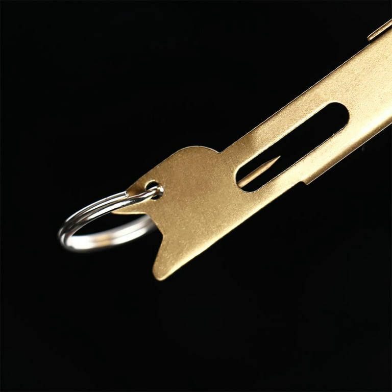 Fishing Hook Nipper Tie High-quality Brass Hook Eye Cleaner Hook Remover  Nipper Tool Golden Color Line Snip Hook