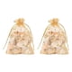 thumbnail image 1 of 200 Piezas 9X12cm Bolsas de Joyería de Organza de Corazón de Lazo de Tejido Fino Bolsos del Regalo del Favor de La Navidad del Banquete de Boda (Oro), 1 of 5