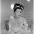 thumbnail image 2 of Portrait of woman in bathtub Poster Print (18 x 24), 2 of 4