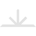thumbnail image 4 of 96"W x 48"H x 2"D x 6"F, 12/12 Pitch, Saratoga Architectural Grade PVC Gable Bracket, 4 of 8