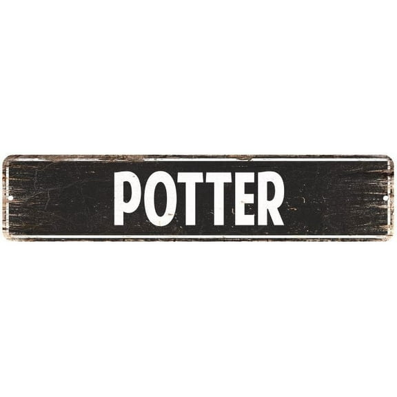 POTTER Gift Street Sign Home Decor Chic Gift 4x18 204180003437