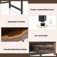 thumbnail image 6 of Gymax 40'' Computer Desk w/ Charging Station Drawer & Adjustable Shelf Headphone Hooks, 6 of 10