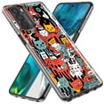 thumbnail image 2 of MUNDAZE Motorola Moto G Stylus Shockproof Clear Hybrid Protective Phone Case Psychedelic Cute Cats Friends Pop Art Cover, 2 of 5