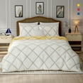 thumbnail image 3 of Color Sense 100% Cotton Printed Quilt Percale Set, Soft & Luxurious Feel, 3-Piece Percale Set King Landour, 3 of 9
