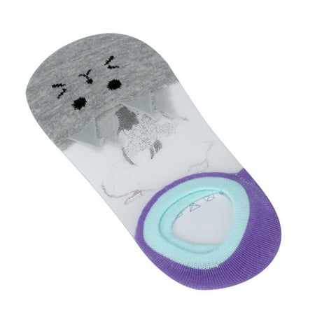 

Kunpeng 1 Pairs Women Casual Ankle High Low Cut Invisible Cotton Socks