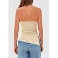 thumbnail image 3 of PRETTYGARDEN Womens Summer Tube Tops Trendy Strapless Ruched Going Out Tops Outfits Asymmetrical Bandeau Shirts, 3 of 8