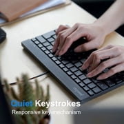Perixx Periboard-326 - Mini Backlit USB Compact Computer Keyboard - Black
