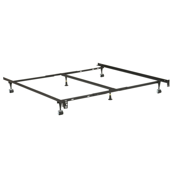 Twin Xl Full Queen, Mainstays 12 Adjustable Metal Bed Frame Black Twin King Sizes