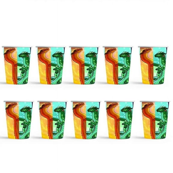 Fires of wing Birthday Party Supplies Cups Tableware Disposable Paper Mouthwash Drinking Cups