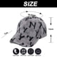 thumbnail image 2 of Gorras de béisbol para mujer, gorras de sol unisex de moda, gorras de verano e invierno de tamaño ajustable, gorra de béisbol de felpa de piel de conejo sintética con estampado del alfabeto, 2 of 5