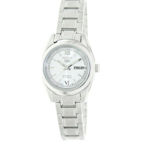 Seiko Women's 5 Automatic SYMK23K Silver Stainless-Steel Automatic Fashion Watch