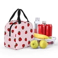 thumbnail image 3 of Kdxio Strawberry Print Insulated Lunch Bag,Reusable Tote Lunch Box for Women Men,Leakproof Cooler Lunch Bags for Work Office Travel Picnic, 3 of 6