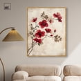 thumbnail image 2 of Cherry Bloom Canvas Delicate Floral Art by Art Remedy, Gold Frame, 36 x 45, 2 of 7